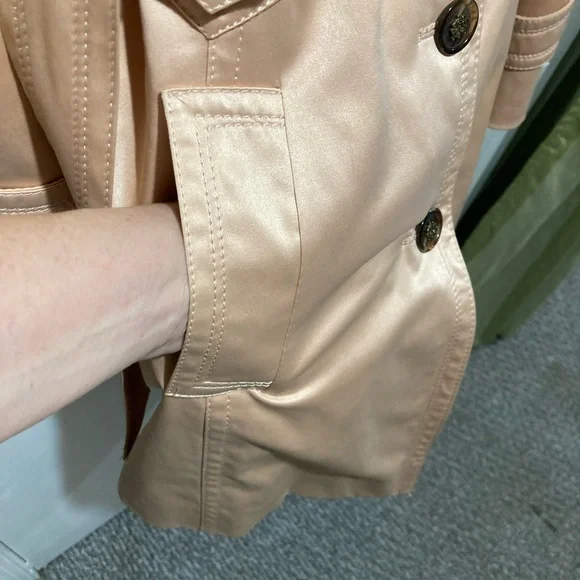 Classic Beige Trench Coat- Jessica Simpson - Picture 8 of 15